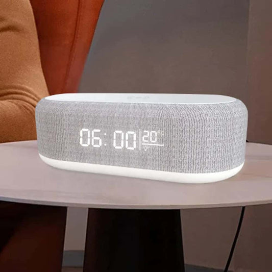 Wireless Fast Charging Digital Alarm Clock with Temperature Display