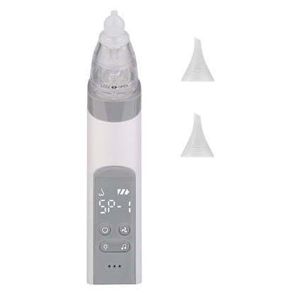Electronic device with a digital display and control buttons on a white background