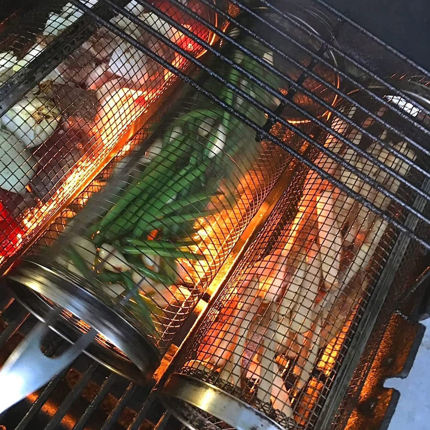 Barbecue Rolling Grill