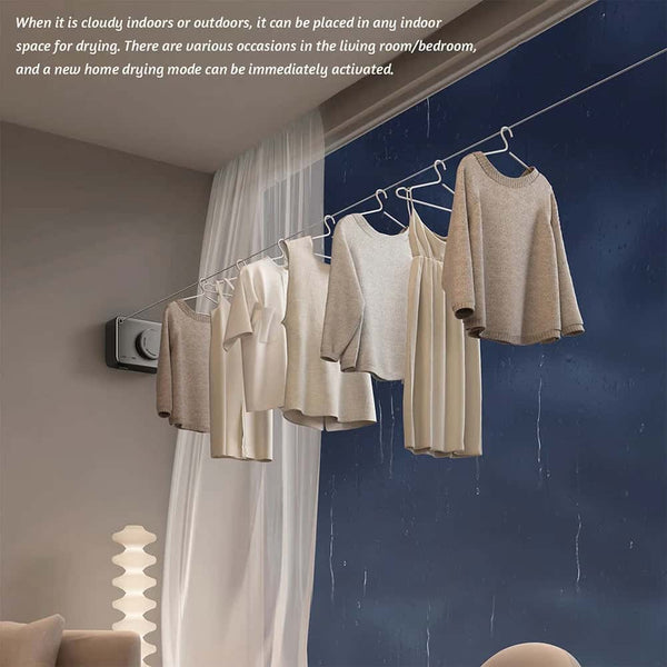 Wall Hanging Laundry Line 