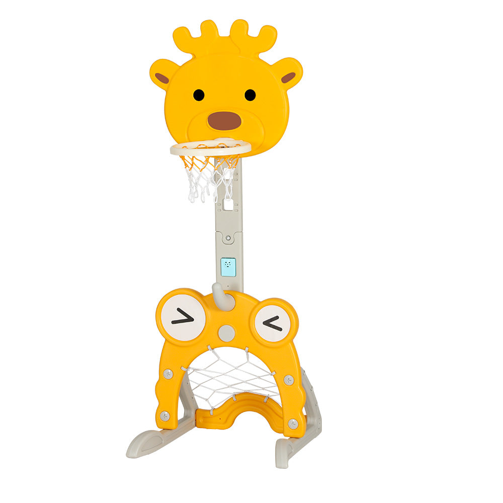 Kids Basketball Hoop Stand - Yellow