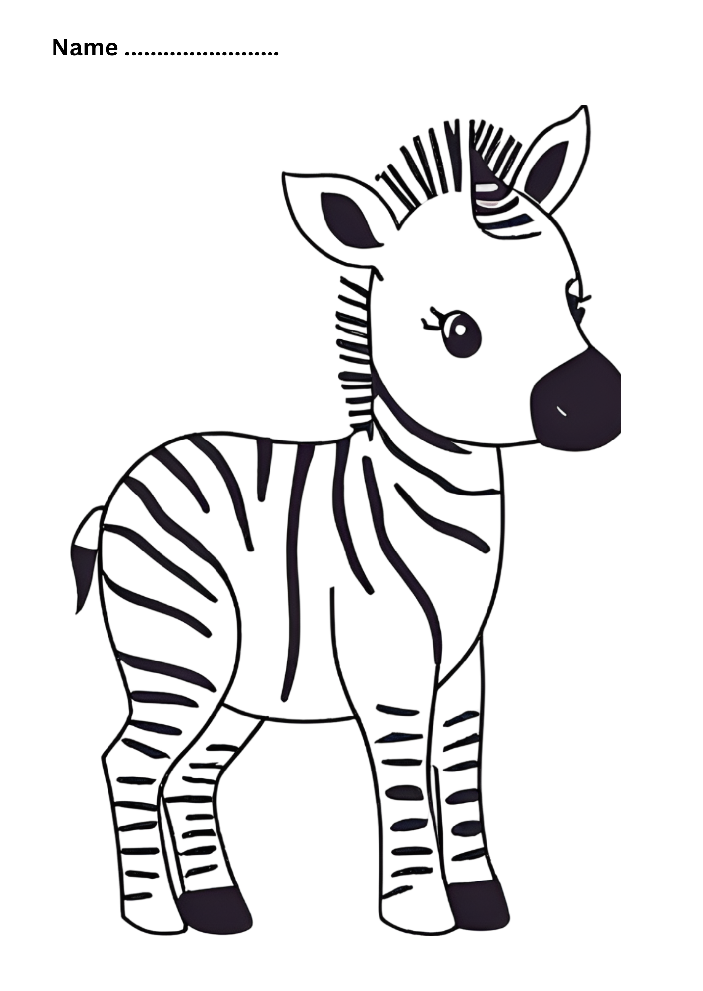 Printable 10 Coloring Pages/Sheets - Baby Animals (A4 size sheets)