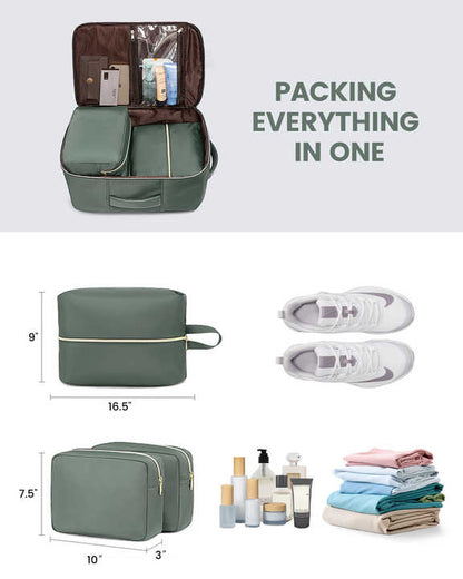 Business Travel Backpack - Green