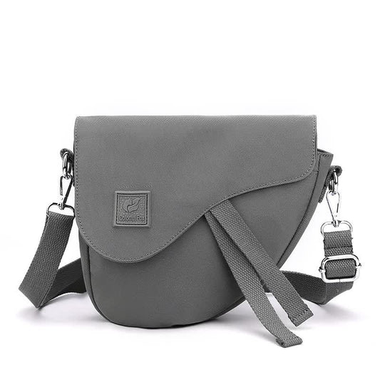 Crossbody Shoulder Bag - Gray