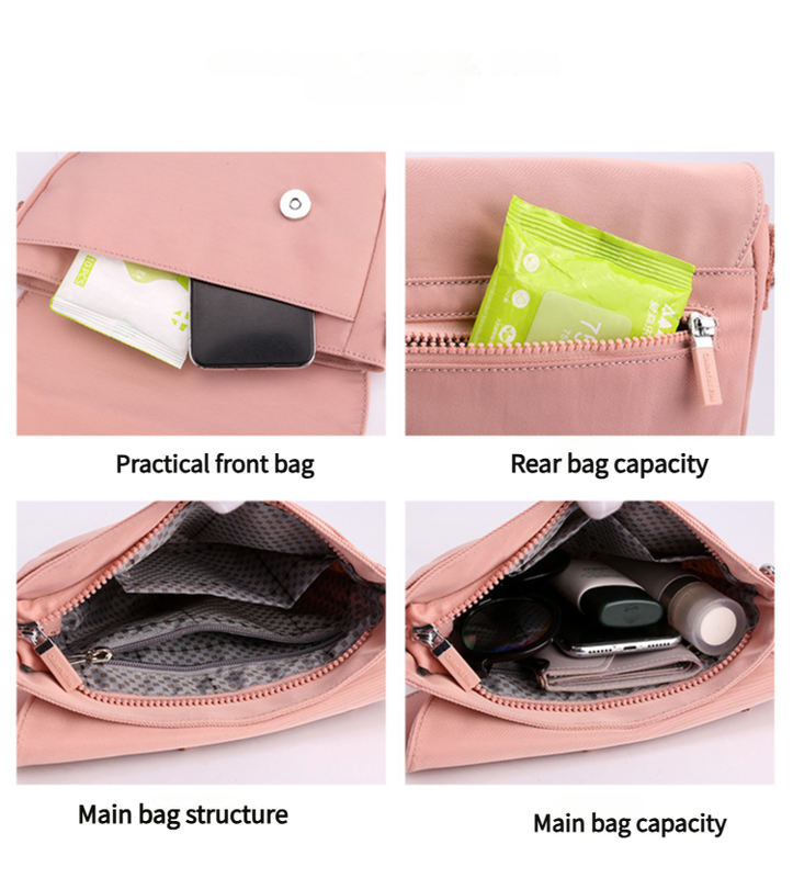 Crossbody Shoulder Bag - capacity