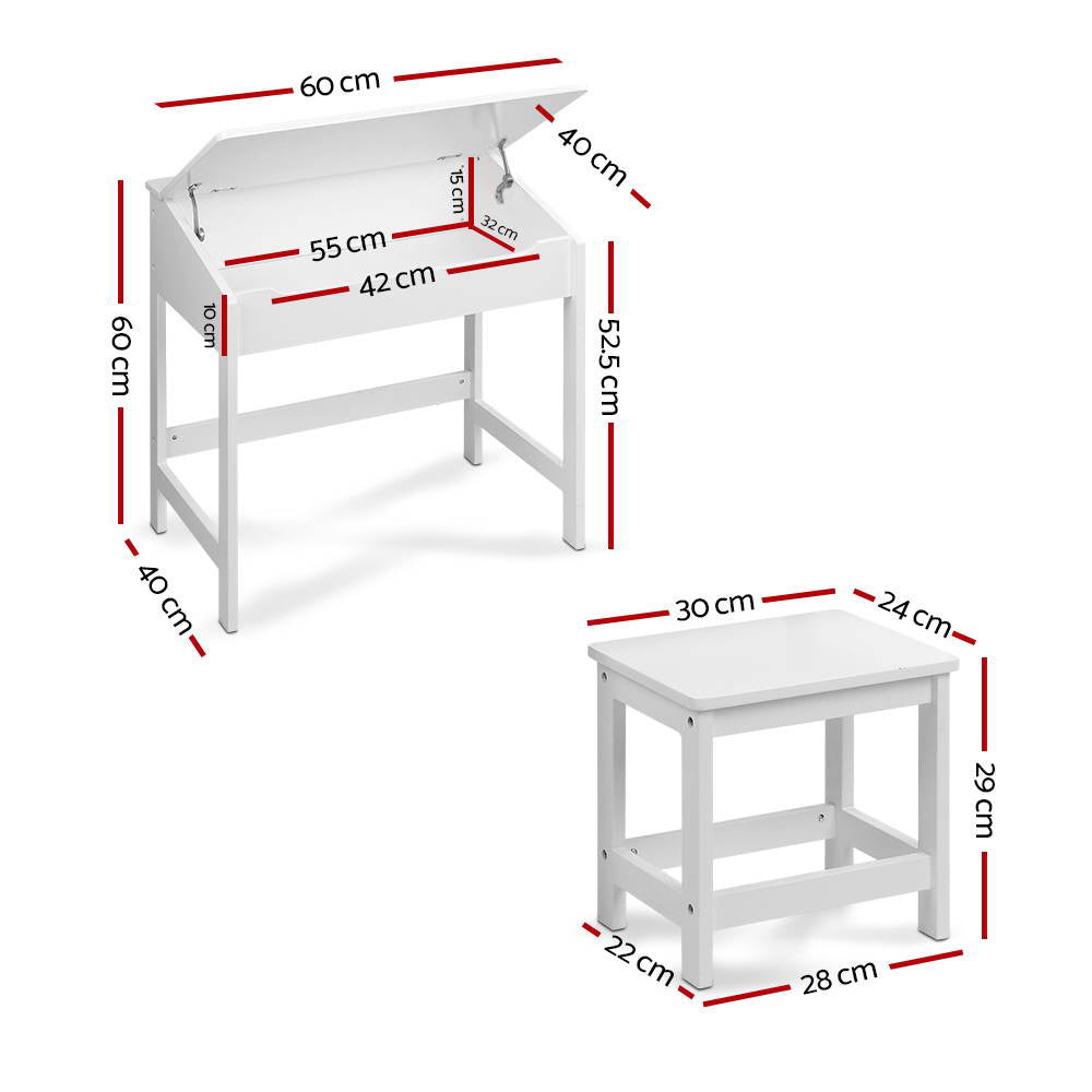 Kids Table and Chairs Activity Set