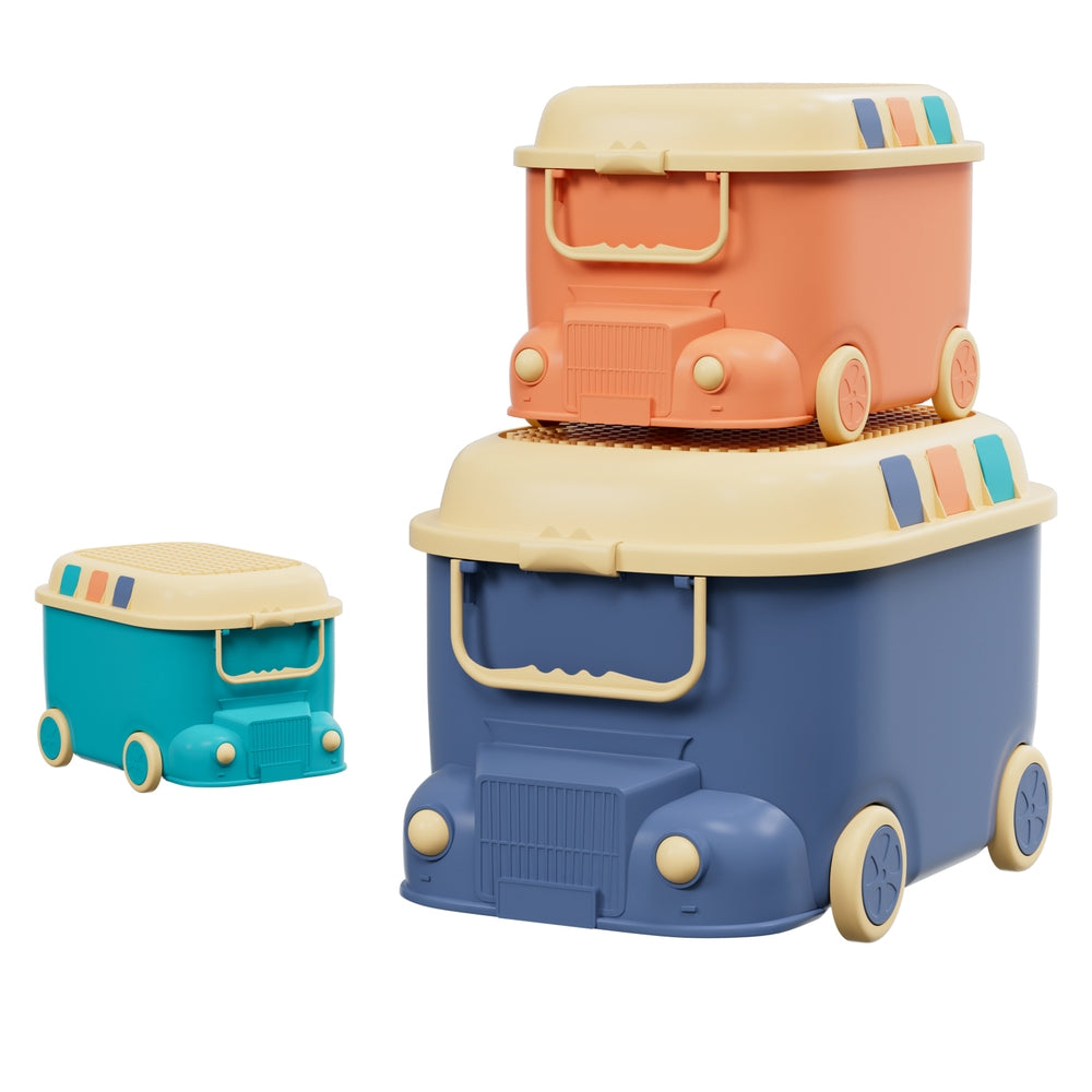 Toy Storage Box -3pcs