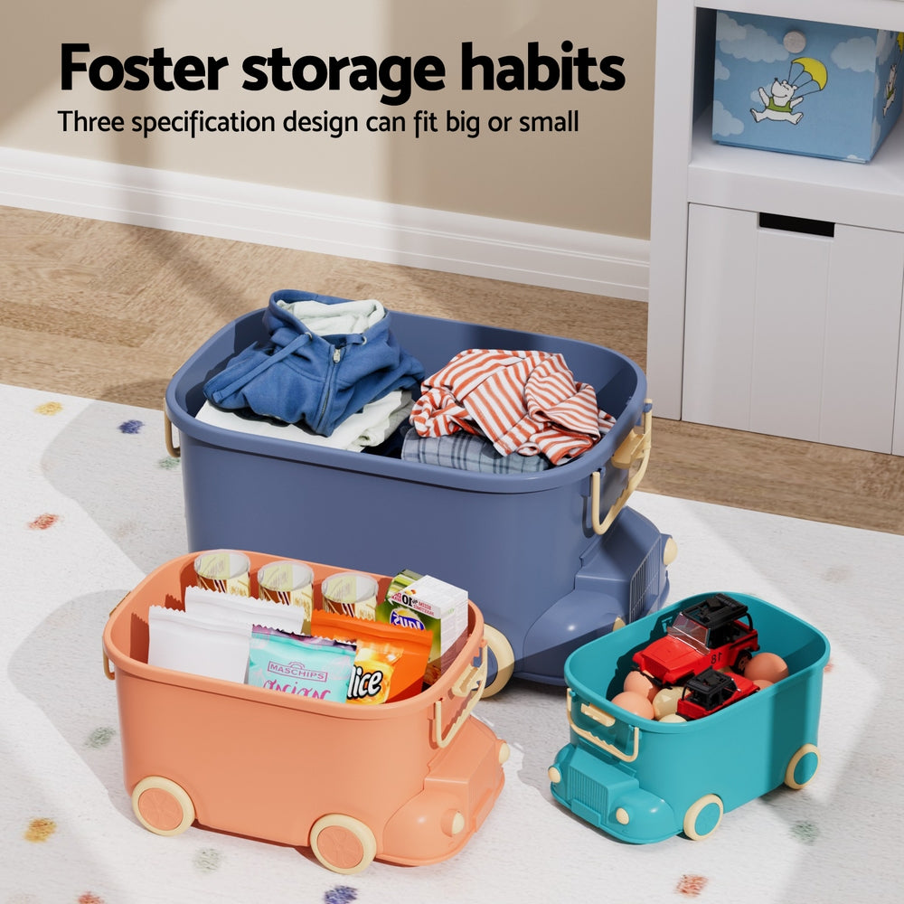 Toy Storage Box -3pcs