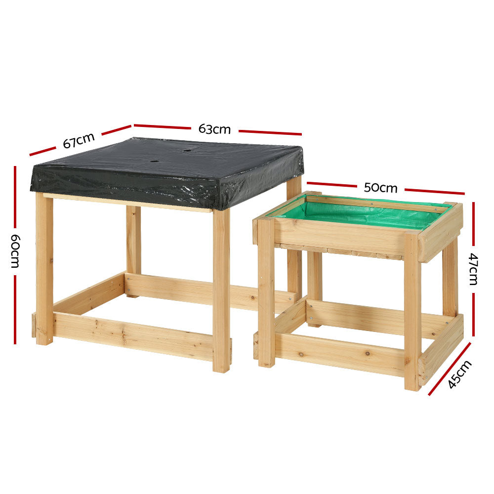 Kids Sandpit Wooden Sandbox