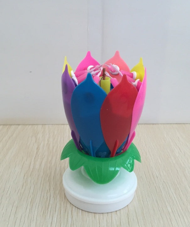 Musical Lotus Candles