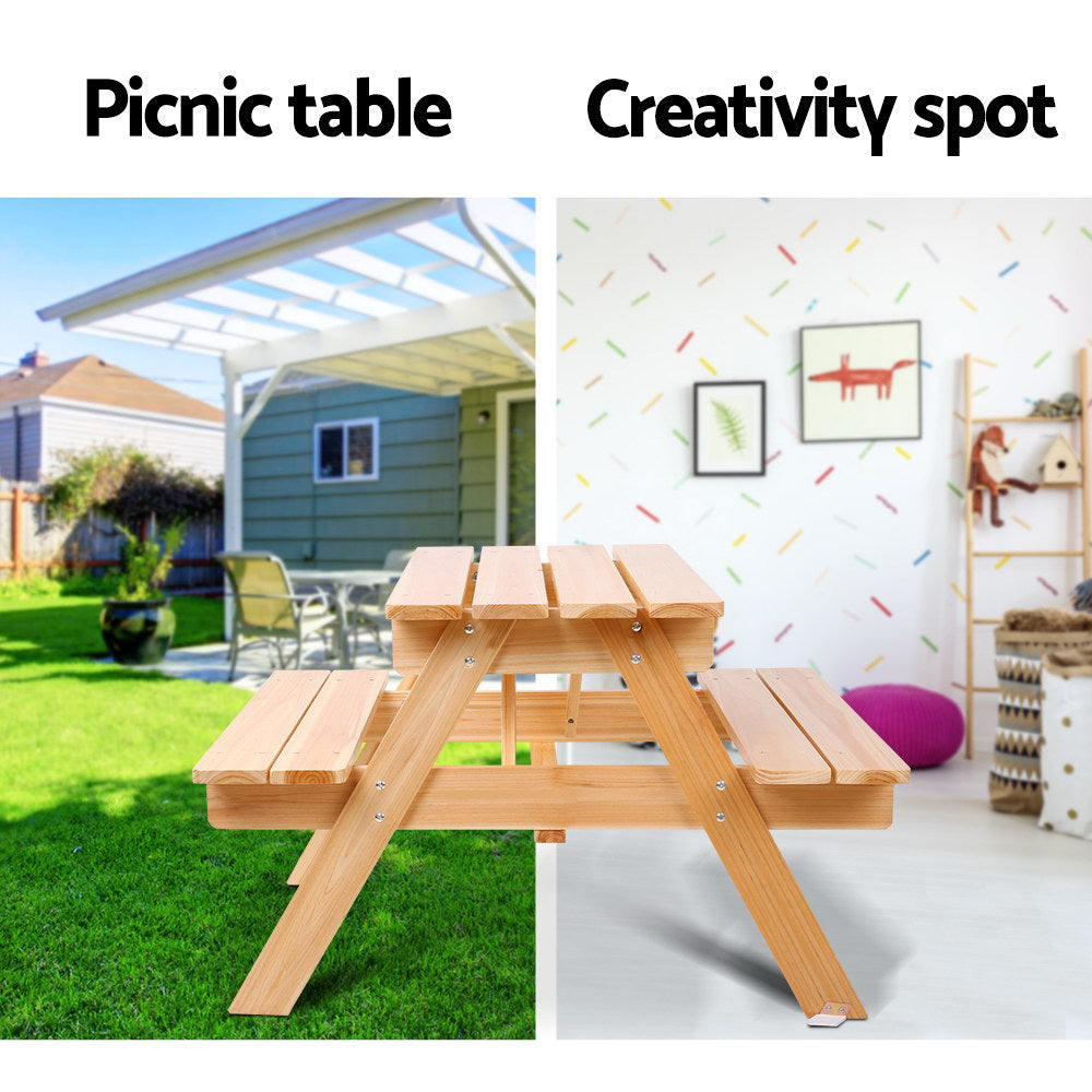 Kids Table and Chairs Bench