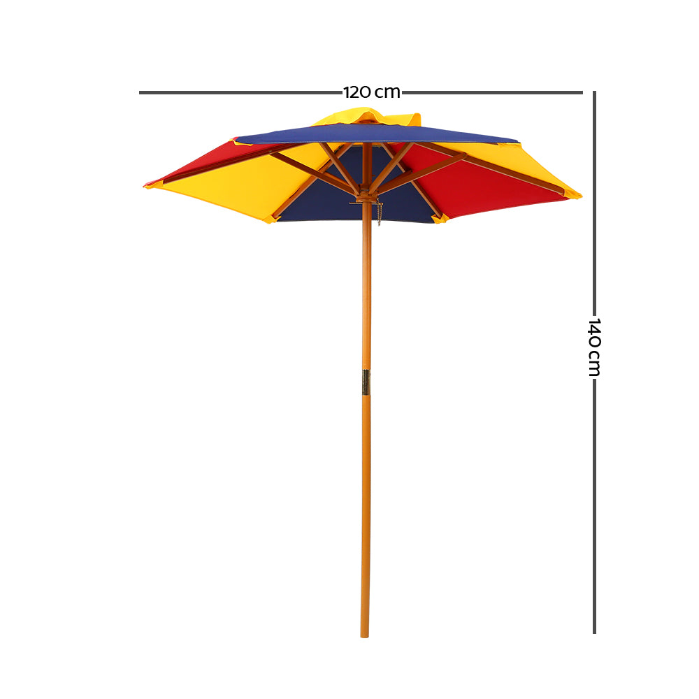 Kids Table Set with Umbrella