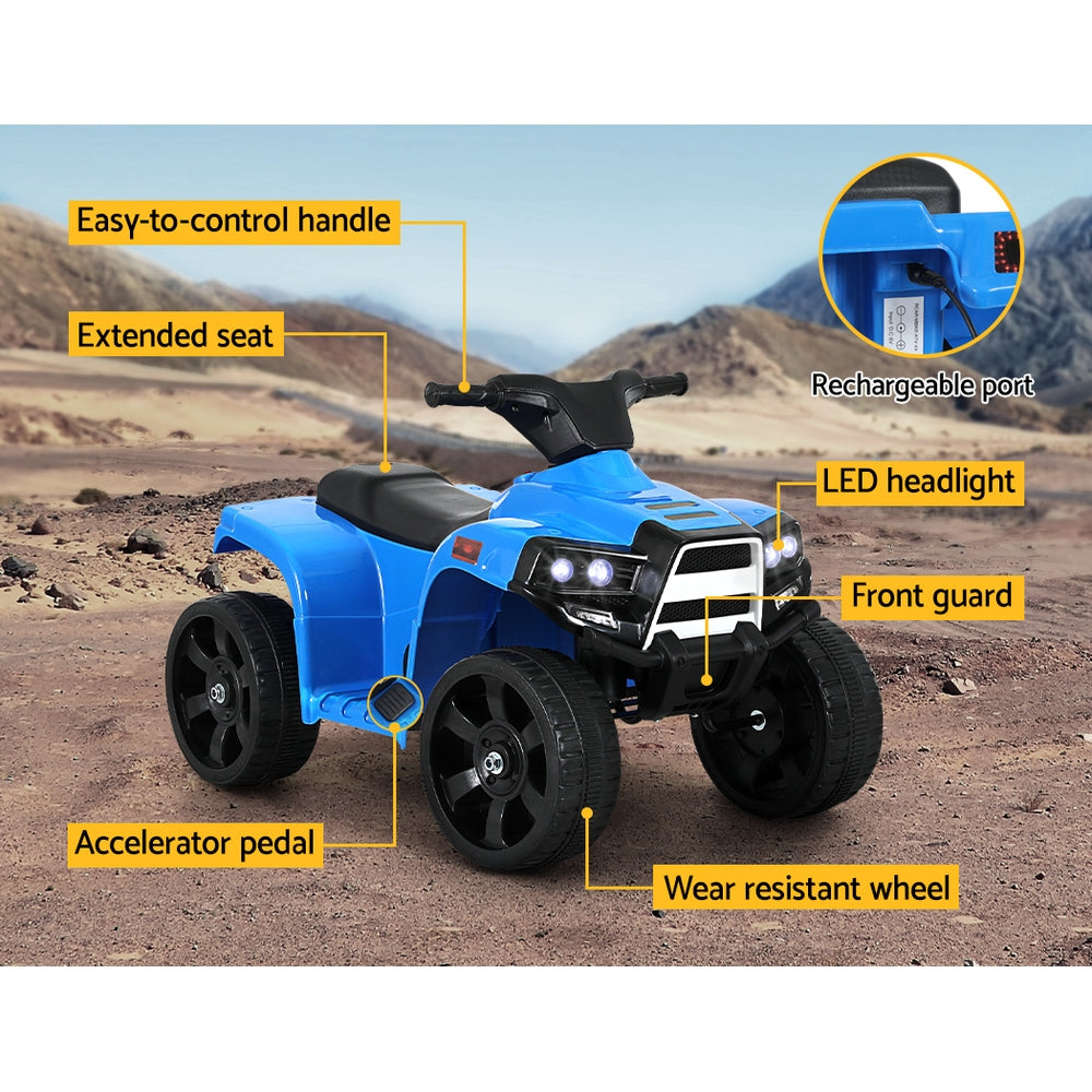 Kids Ride On Four Wheeler - Blue