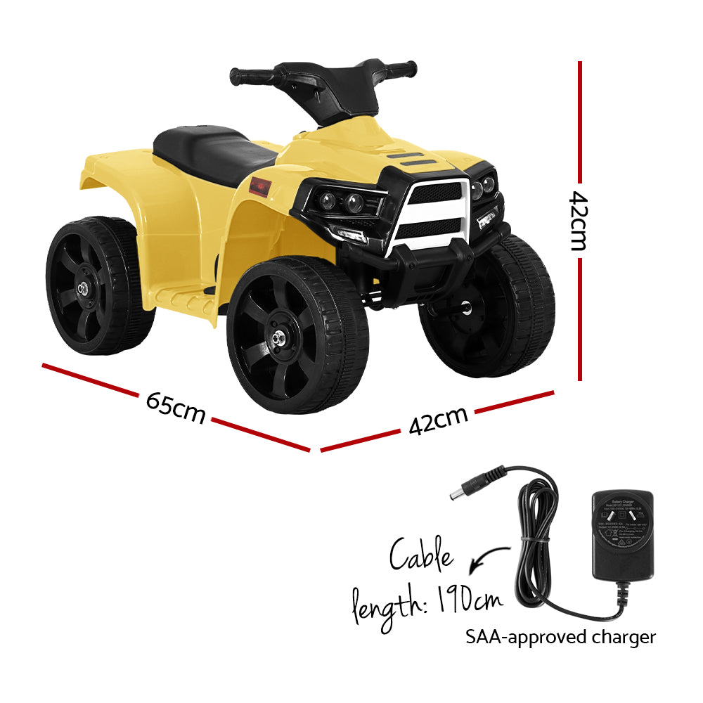 Kids Ride On Four Wheeler - Yellow