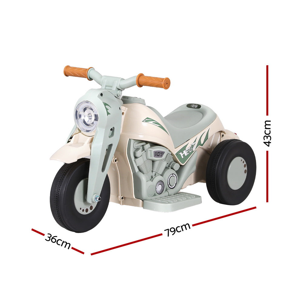 Kids Ride On Electric Motorbike - Green