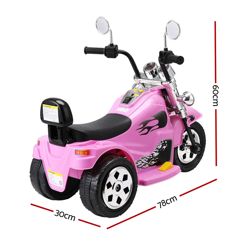 Kids Ride On Motorbike - Pink