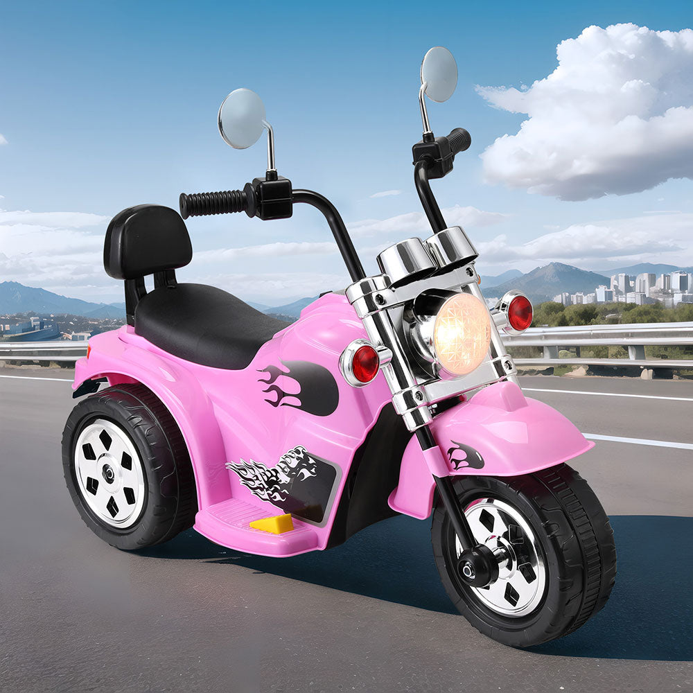 Kids Ride On Motorbike - Pink