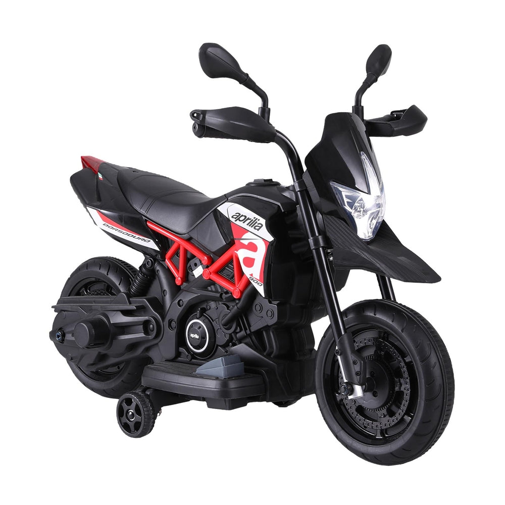 Kids Electric Ride On Car Motorcycle - Black