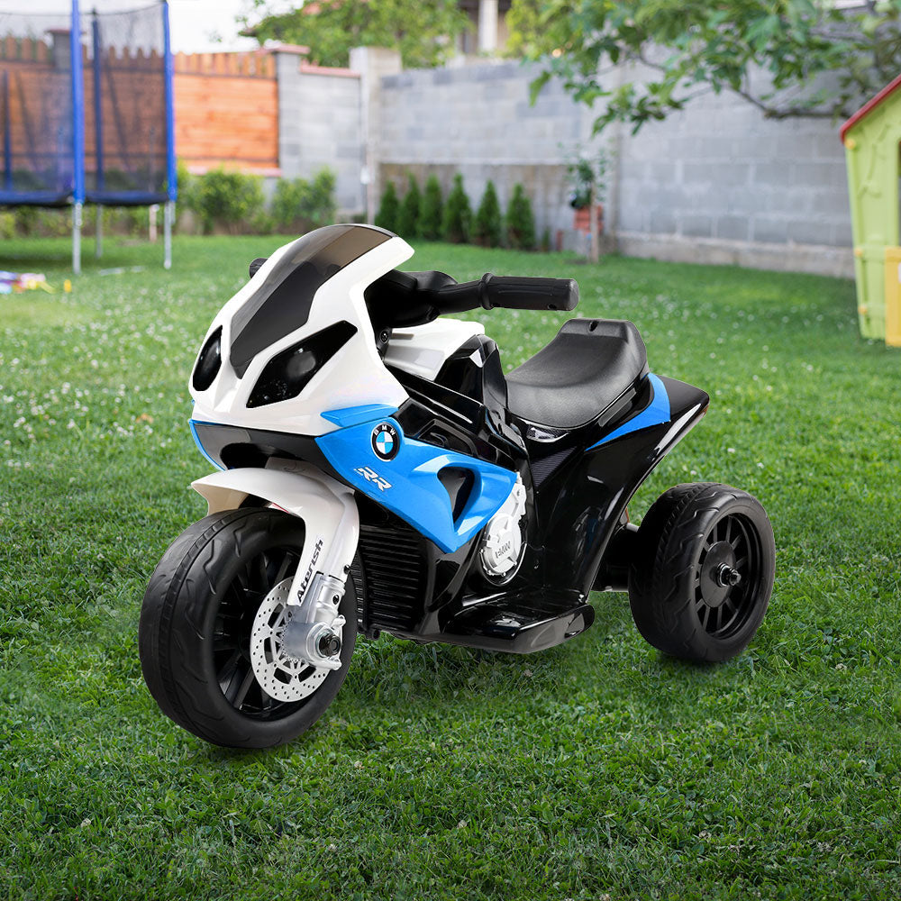 Kids Electric Ride On Motorbike Blue