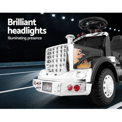 Kids Electric Ride On Truck - Black