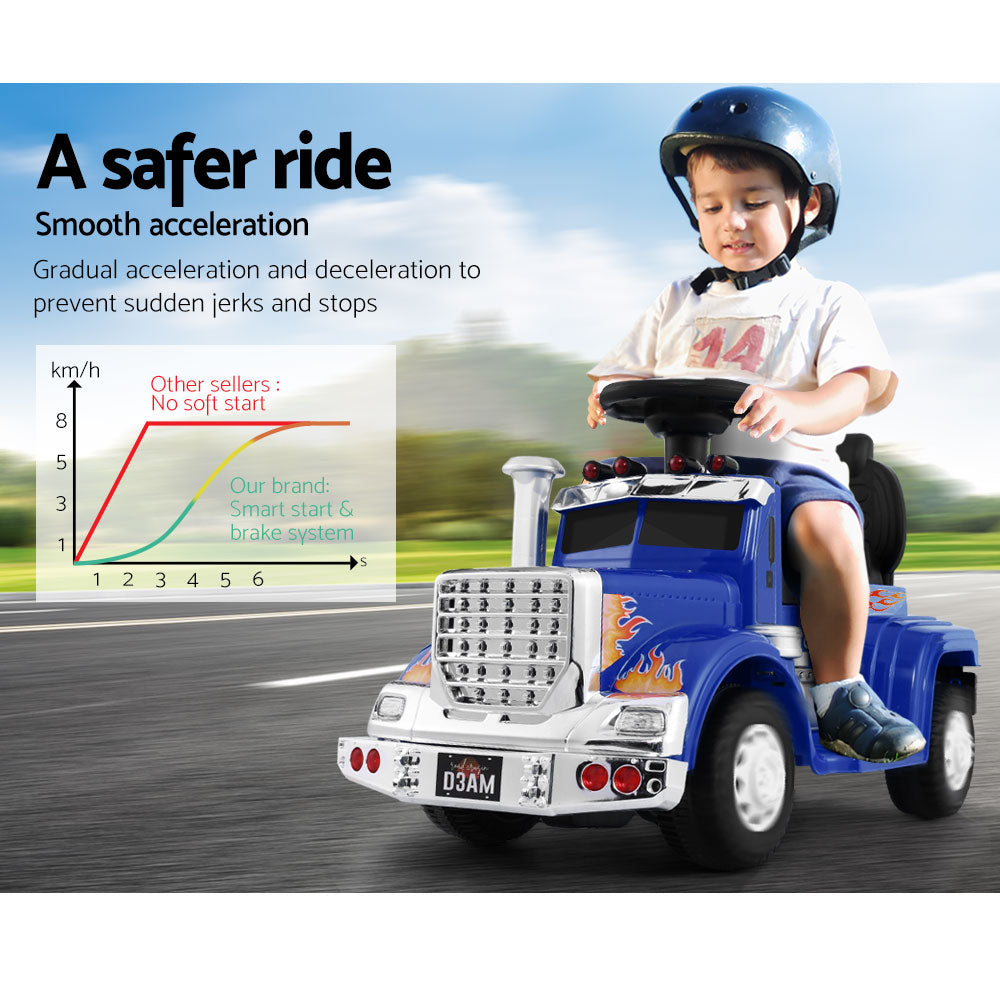 Kids Electric Ride On Car/Truck -Blue