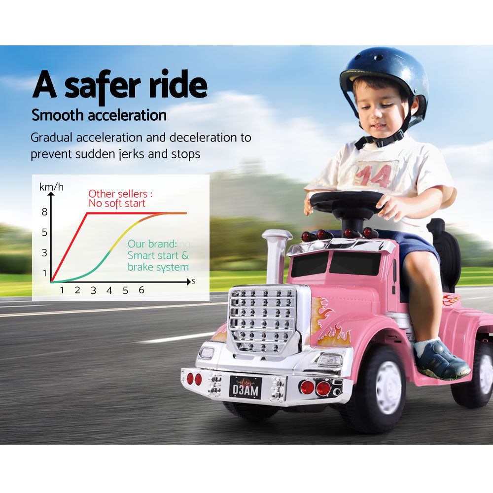 Kids Electric Ride On Car/Truck - Pink