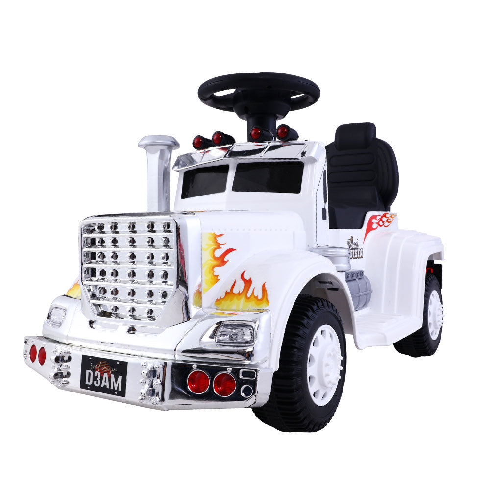 Kids Electric Ride On Car/Truck - White