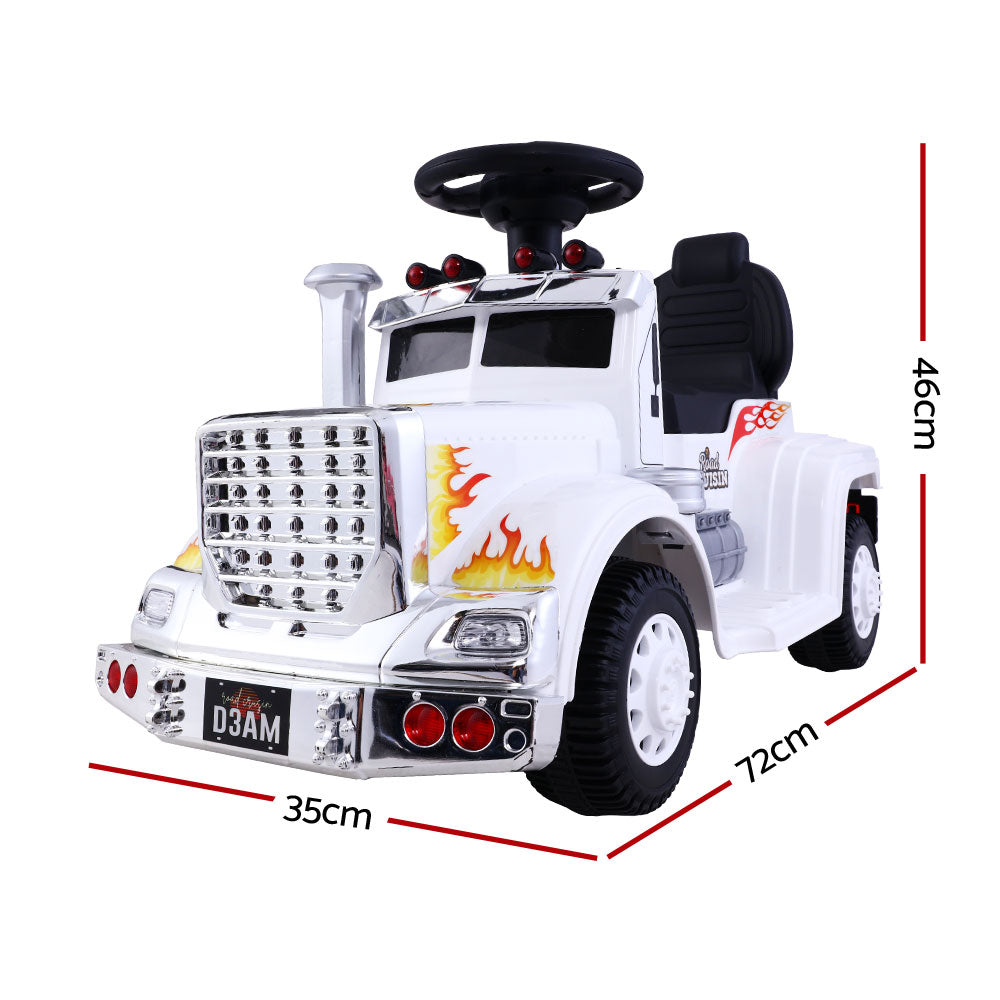 Kids Electric Ride On Car/Truck - White