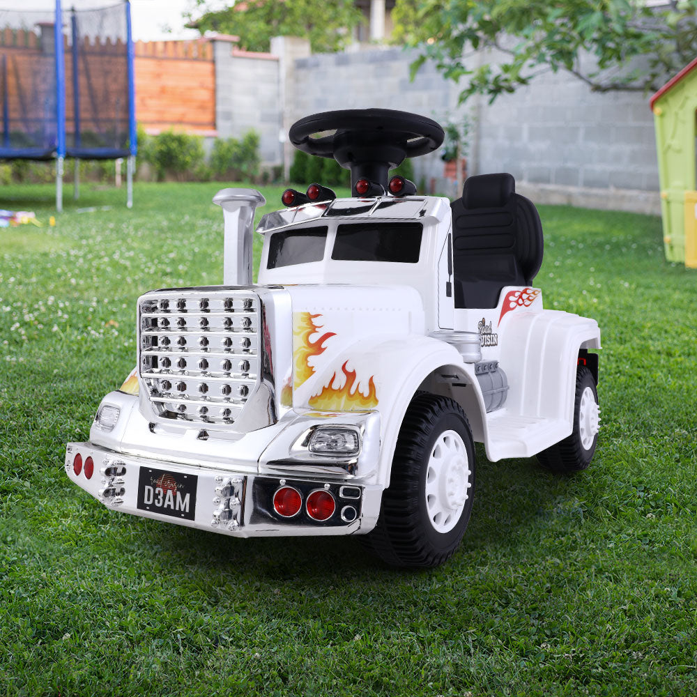 Kids Electric Ride On Car/Truck - White