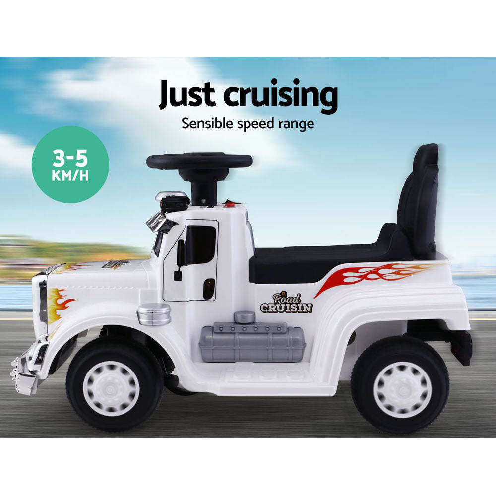 Kids Electric Ride On Car/Truck - White