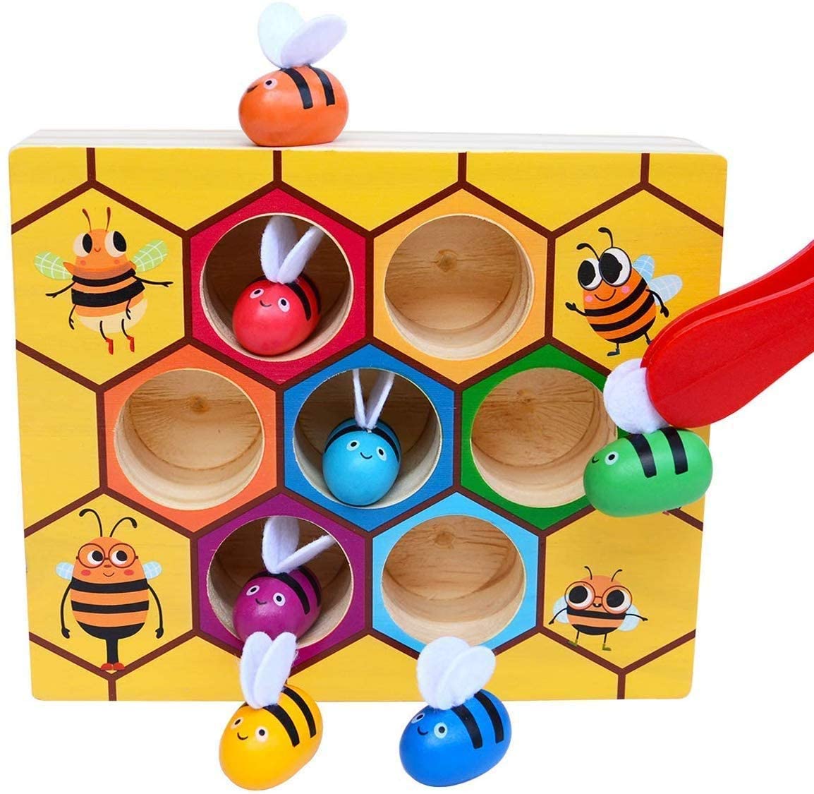 Wooden Bee Skill Toy