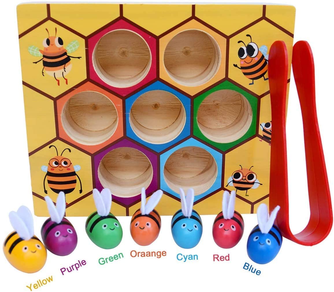 Wooden Bee Skill Toy