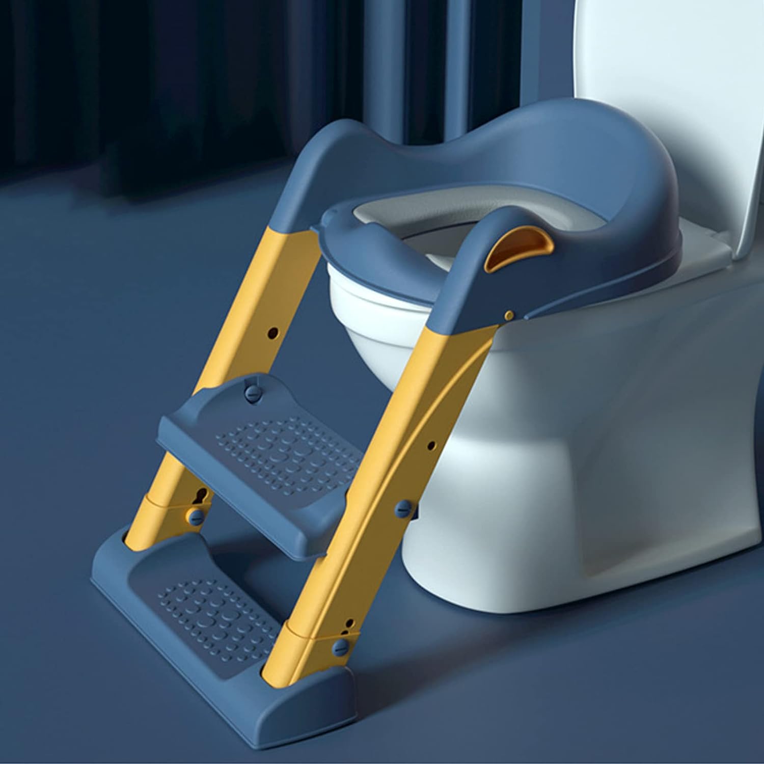 Potty Training Seat with Steps (Yellow)