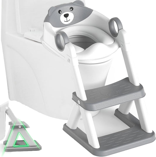 Potty Training Seat with steps (Grey)