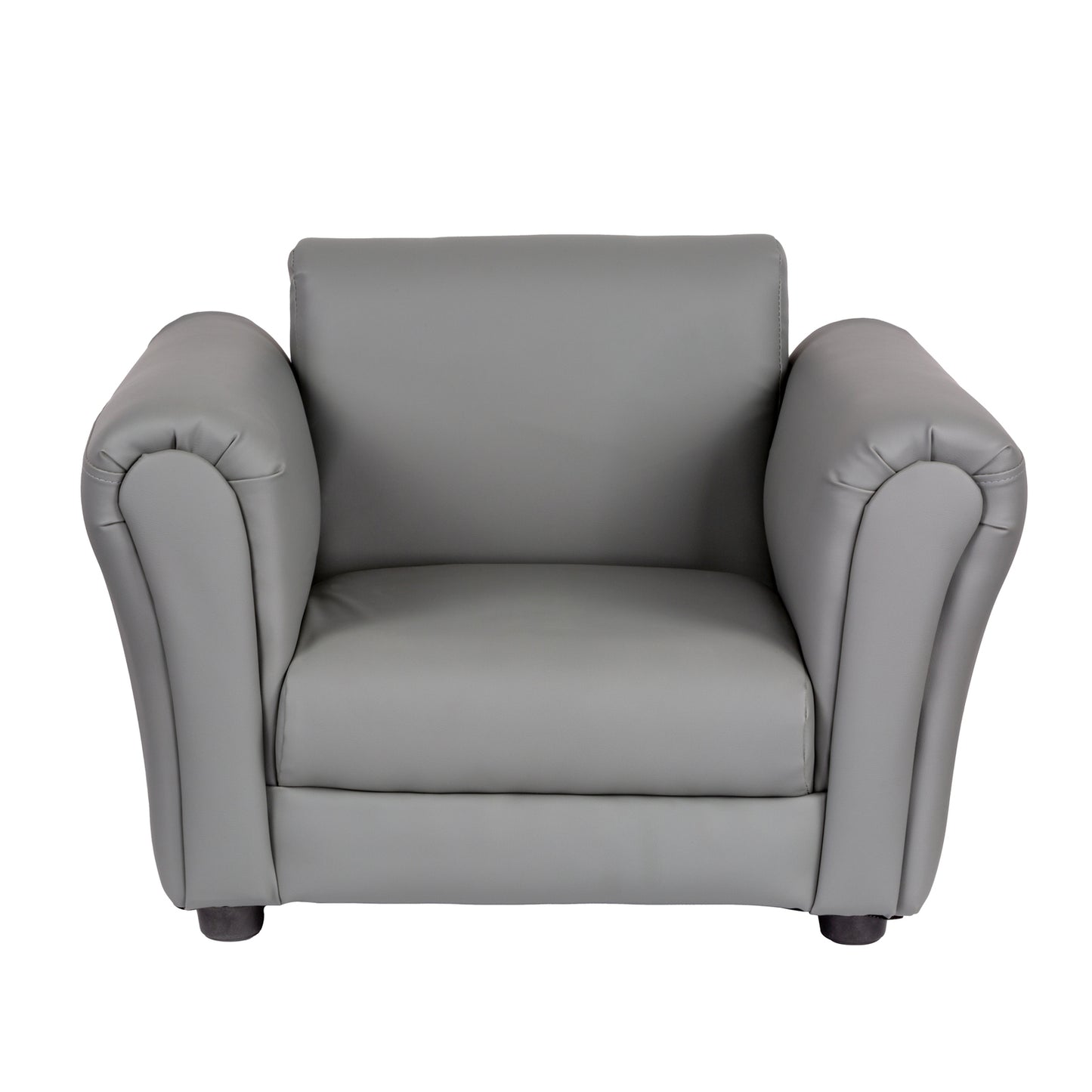 Kids Grey Couch Sofa Chair