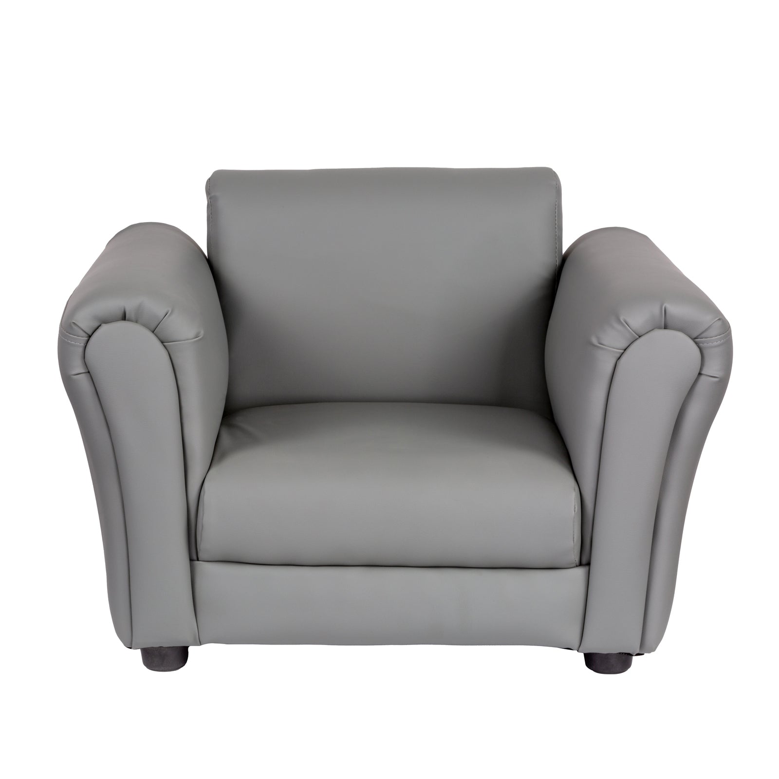 Kids Grey Couch Sofa Chair