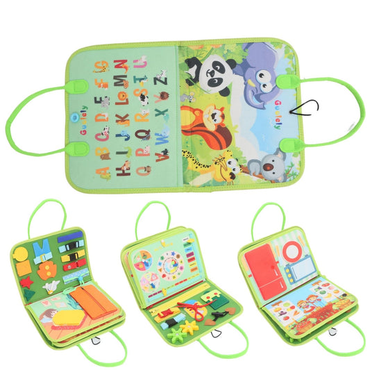 Kids Busy Board Learning Toys (Green)