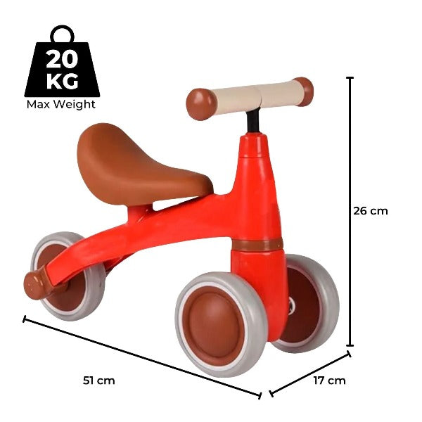 Baby Wheel Balance Bike (Red)