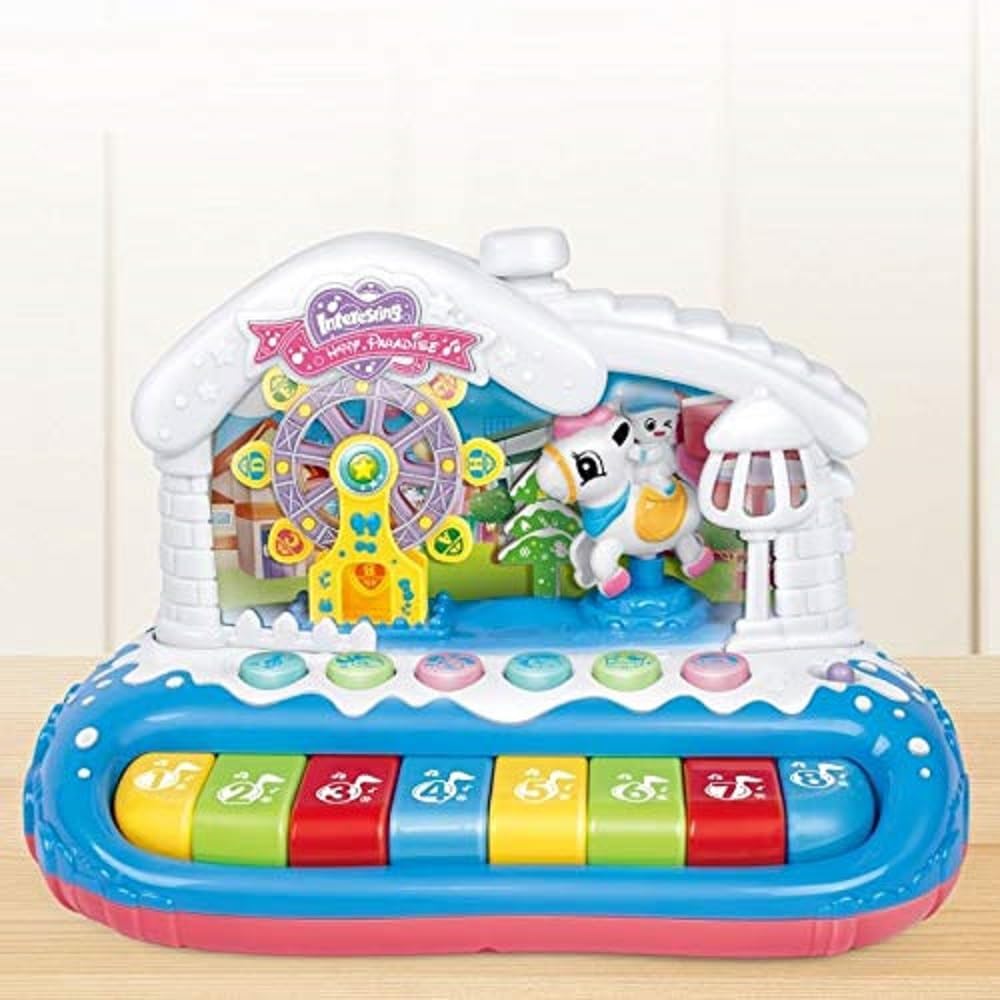 GOMINIMO Kids Toy Musical Ferris Wheel Piano Keyboard