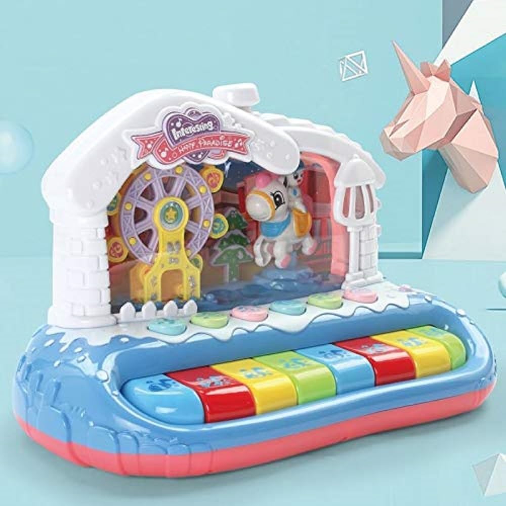 GOMINIMO Kids Toy Musical Ferris Wheel Piano Keyboard