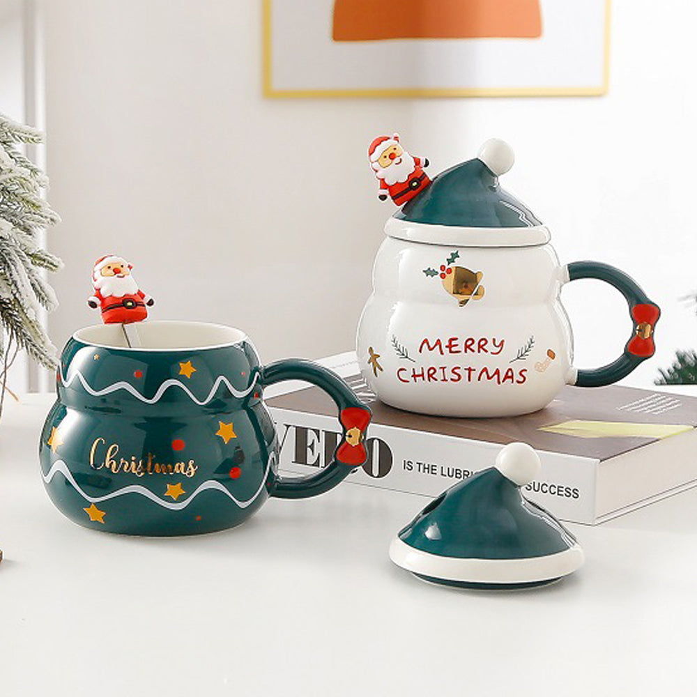 Christmas Gift Box-  Mug Set - Green