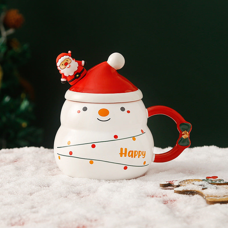 Christmas Coffee Cup - Red