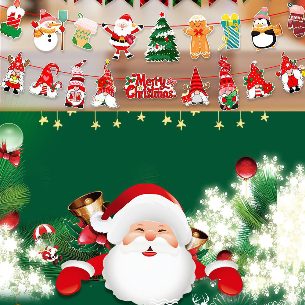 Christmas  Banners Garland Wall Decor