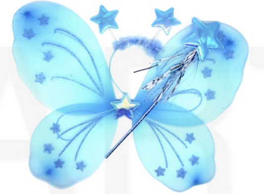 Party Costume Butterfly Wing - Blue