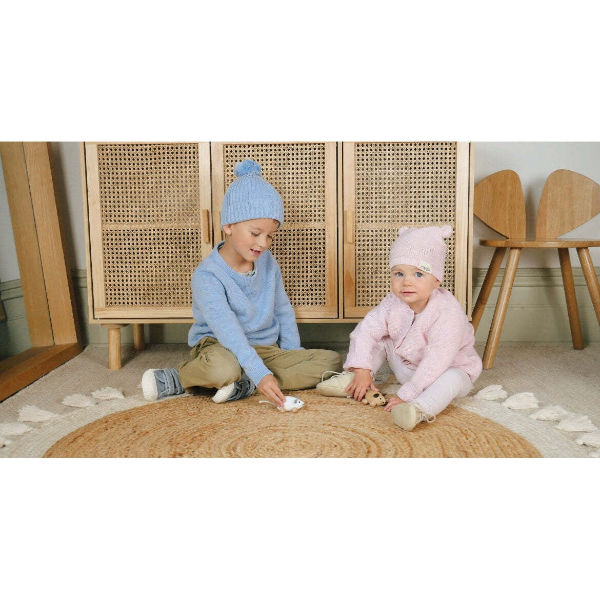 Babies/Kids Beanie Warm - 3- 12 Months (Pink)