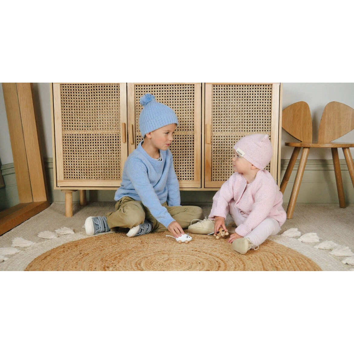 Babies/Kids Beanie Warm - 3- 12 Months (Pink)