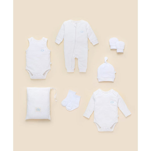 Unisex Baby Clothes - Pure White - 0 to 3 months