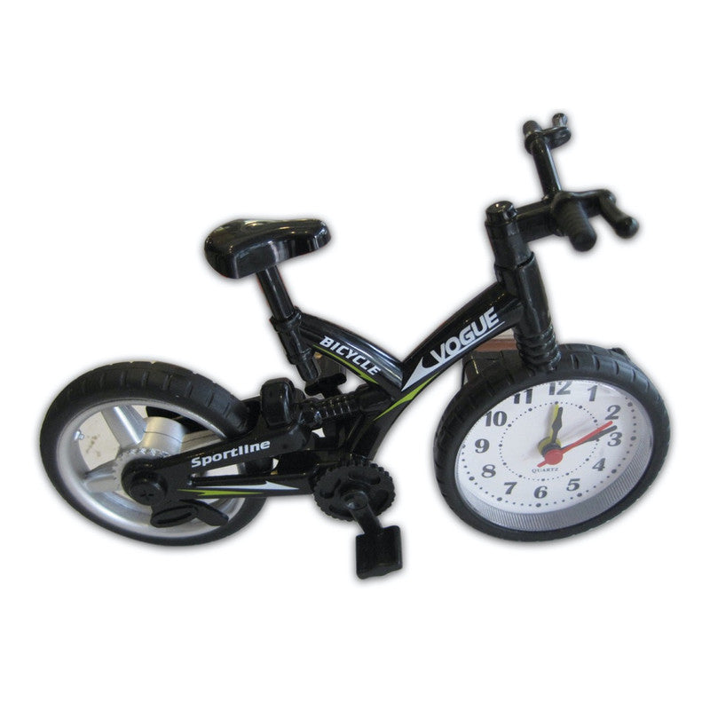 Mountain Bike Alarm Clock - Black