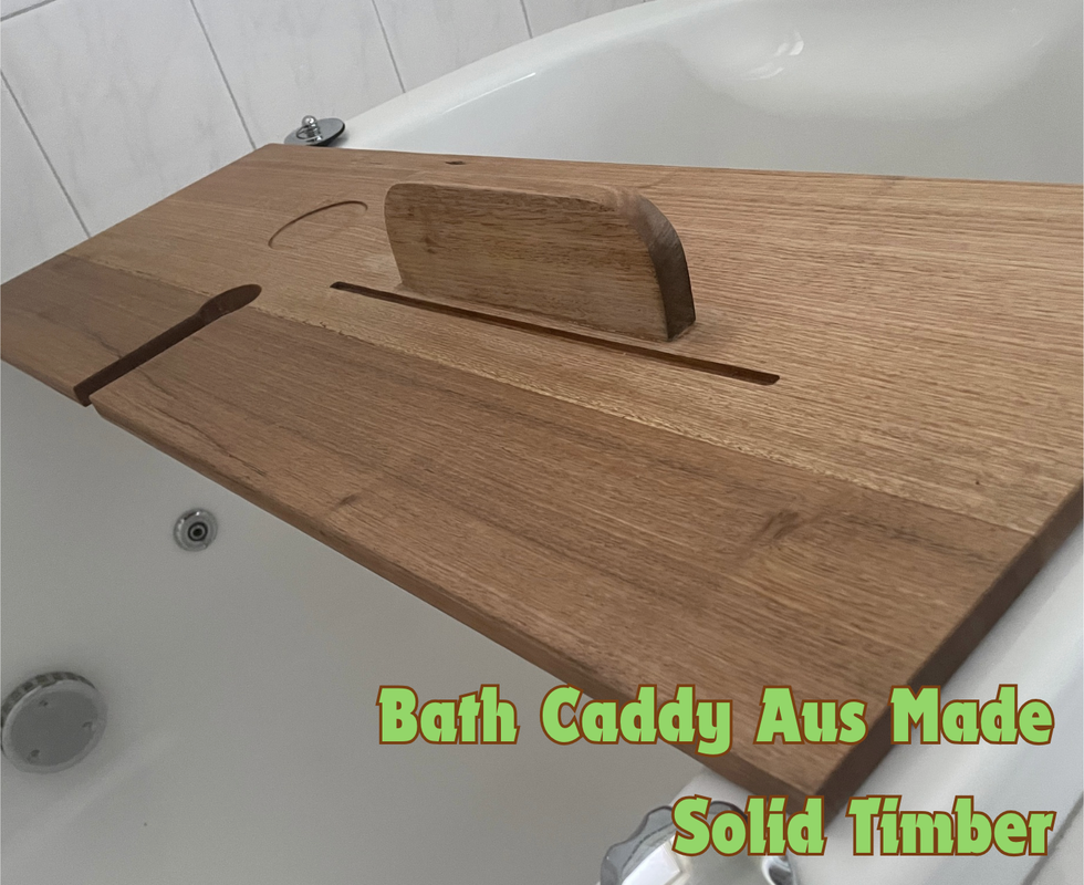 Bath Caddy/Wooden Shower Tray 900mm