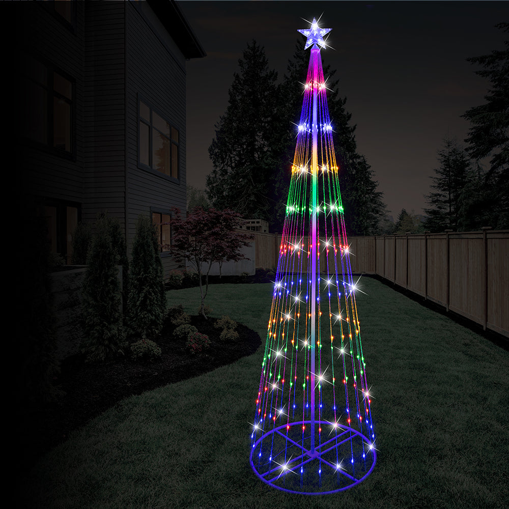 Multicolour Christmas tree